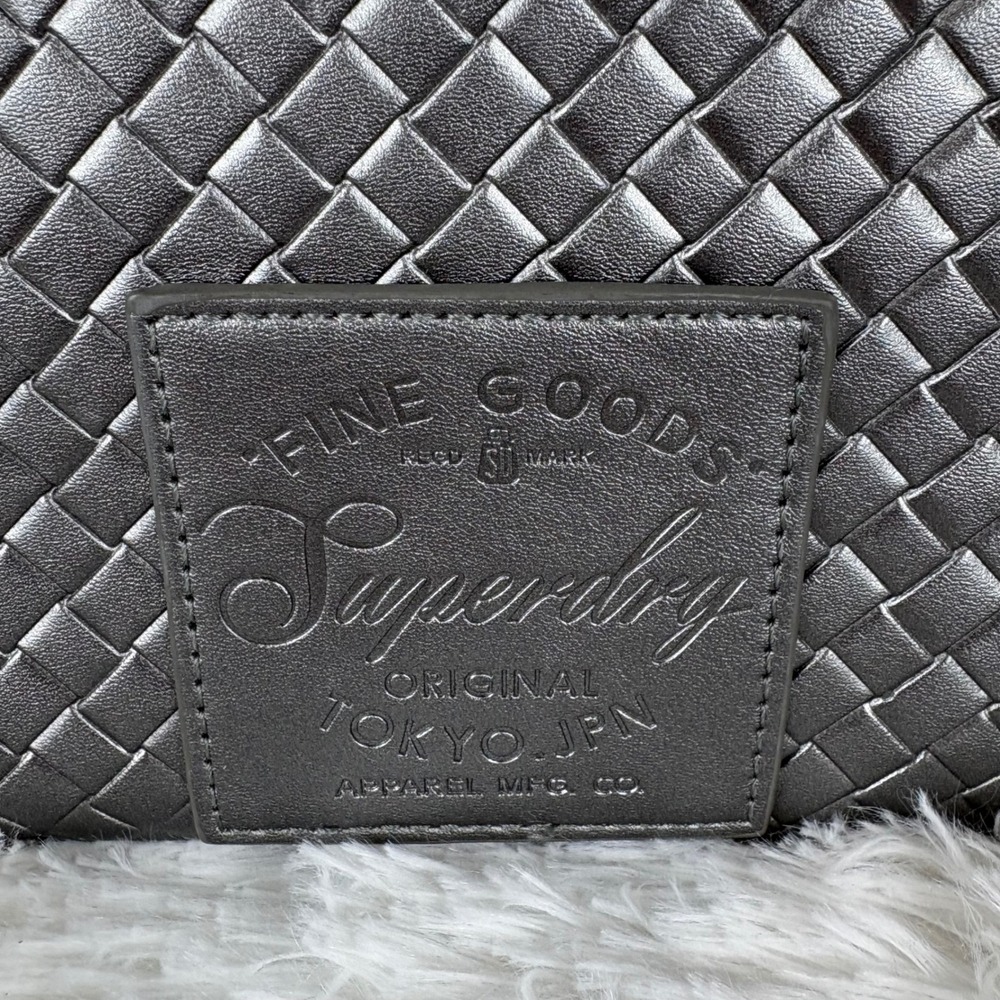 Superdry Tote Bag Metallic‎ Gunmetal - Picture 4 of 8